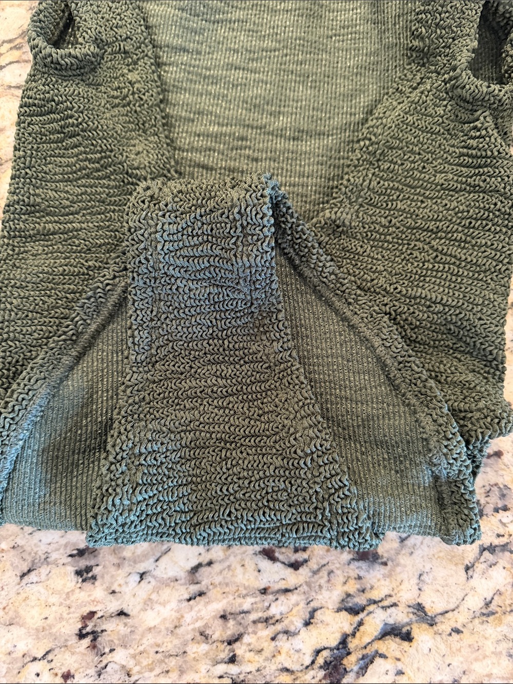 HUNZA G Domino One Piece Swimsuit, BRAND NEW, Green - Picture 8 of 14